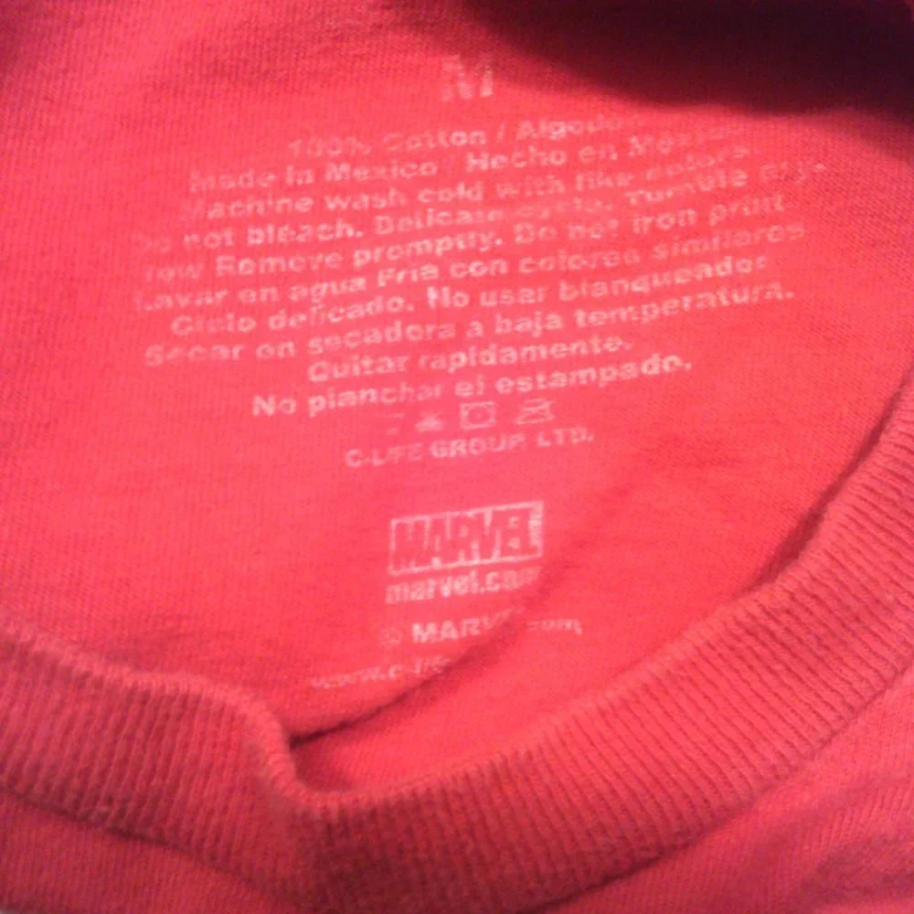 Marvel DEADPOOL T-Shirt RED size MEADIUM - Picture 4 of 9